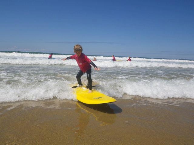 Surfing is a great activity for kids